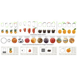 Interactive Sketch & Fill: Multiclass Sketch-to-Image Translation
